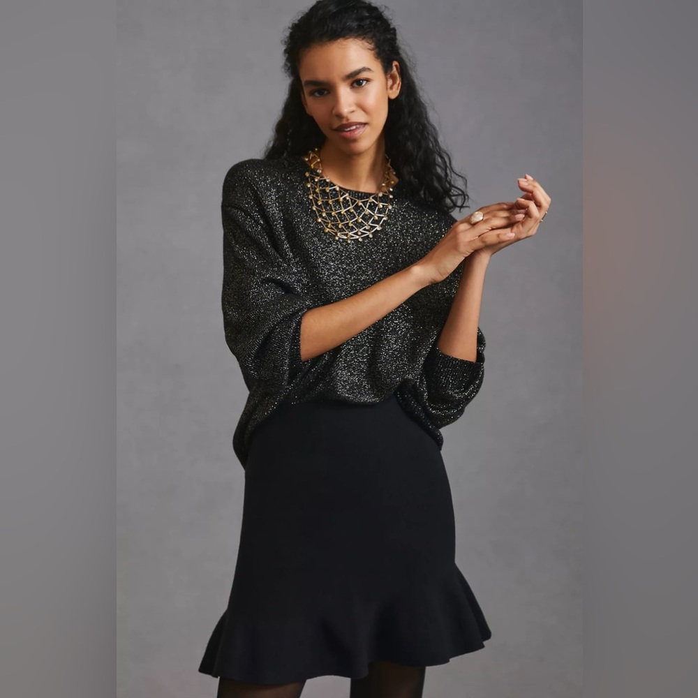 Anthropologie Eri + Ali Knit Mini Skirt